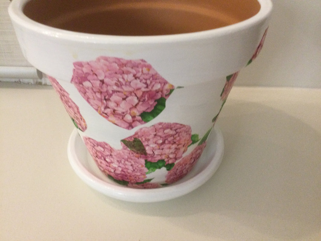 Decoupage Plant Pot