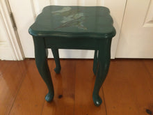 Load image into Gallery viewer, Emerald Green with Birds Small Table
