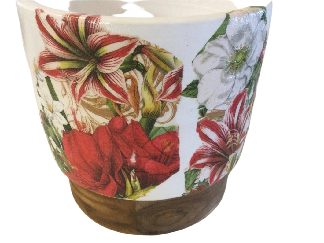 Decoupage Plant Pot