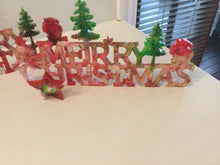 Load image into Gallery viewer, Resin &quot;Merry Christmas&quot; Signs
