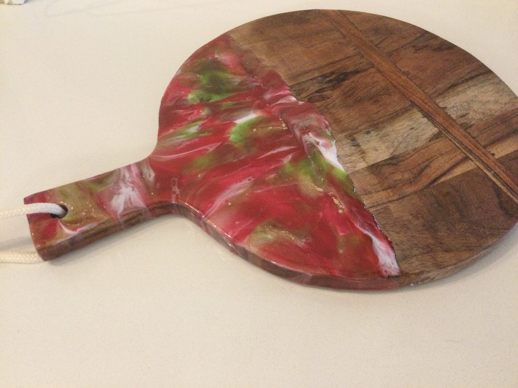 Resin & Acacia Wood Serving Board