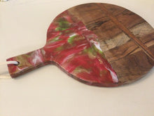 Load image into Gallery viewer, Resin &amp; Acacia Wood Serving Board
