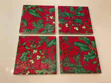 Load image into Gallery viewer, Christmas Ceramic &amp; Decoupage Coasters
