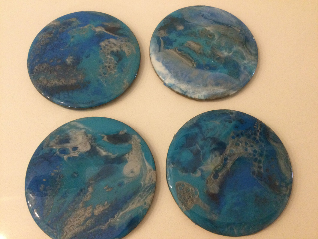 Resin & Cork Coasters