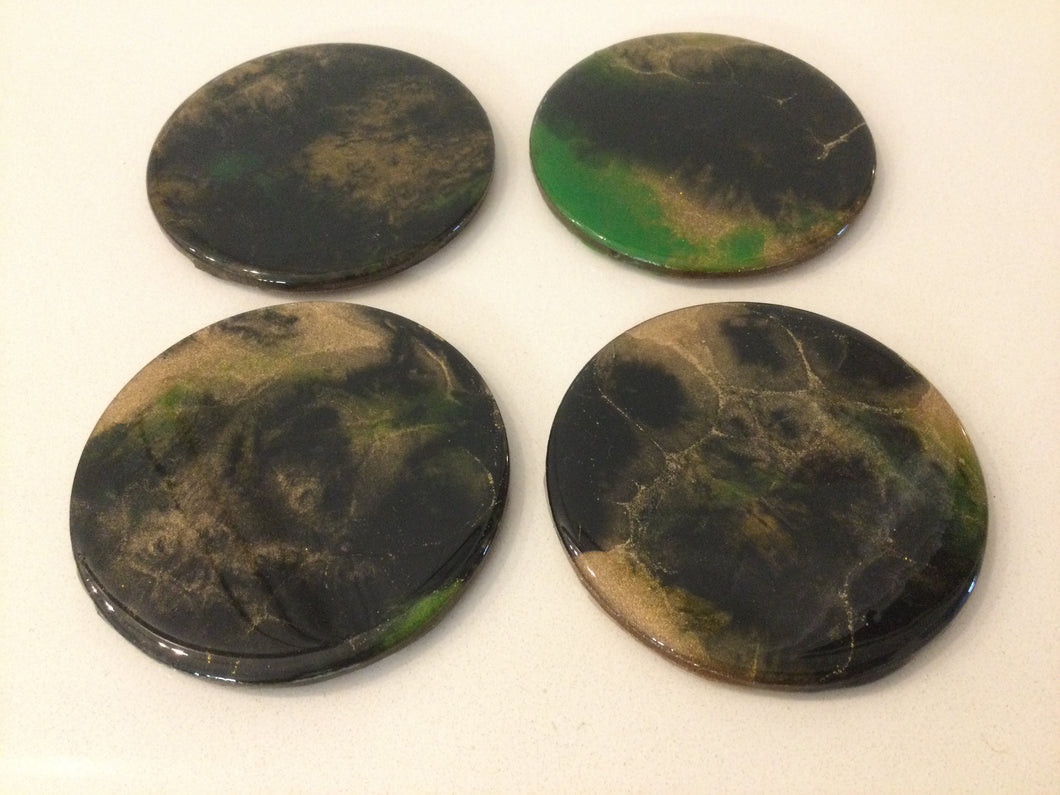 Resin & Cork Coasters