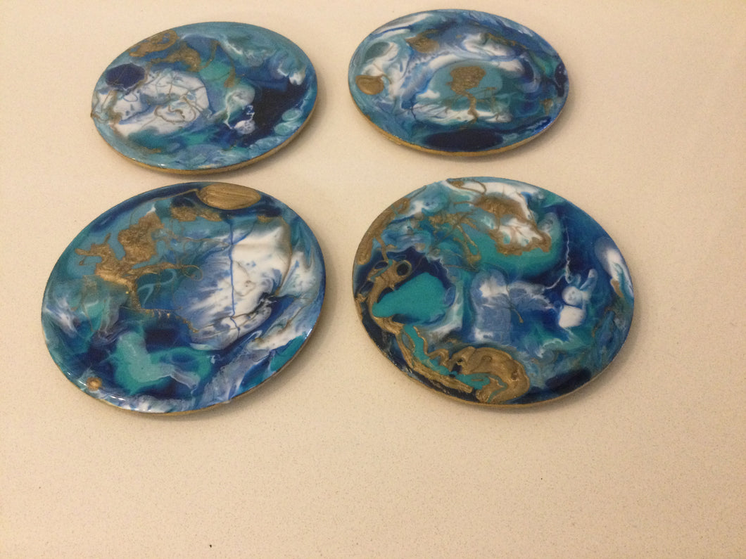 Resin & Cork Coasters