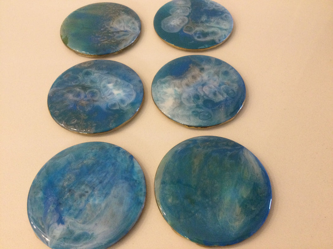 Resin & Cork Coasters