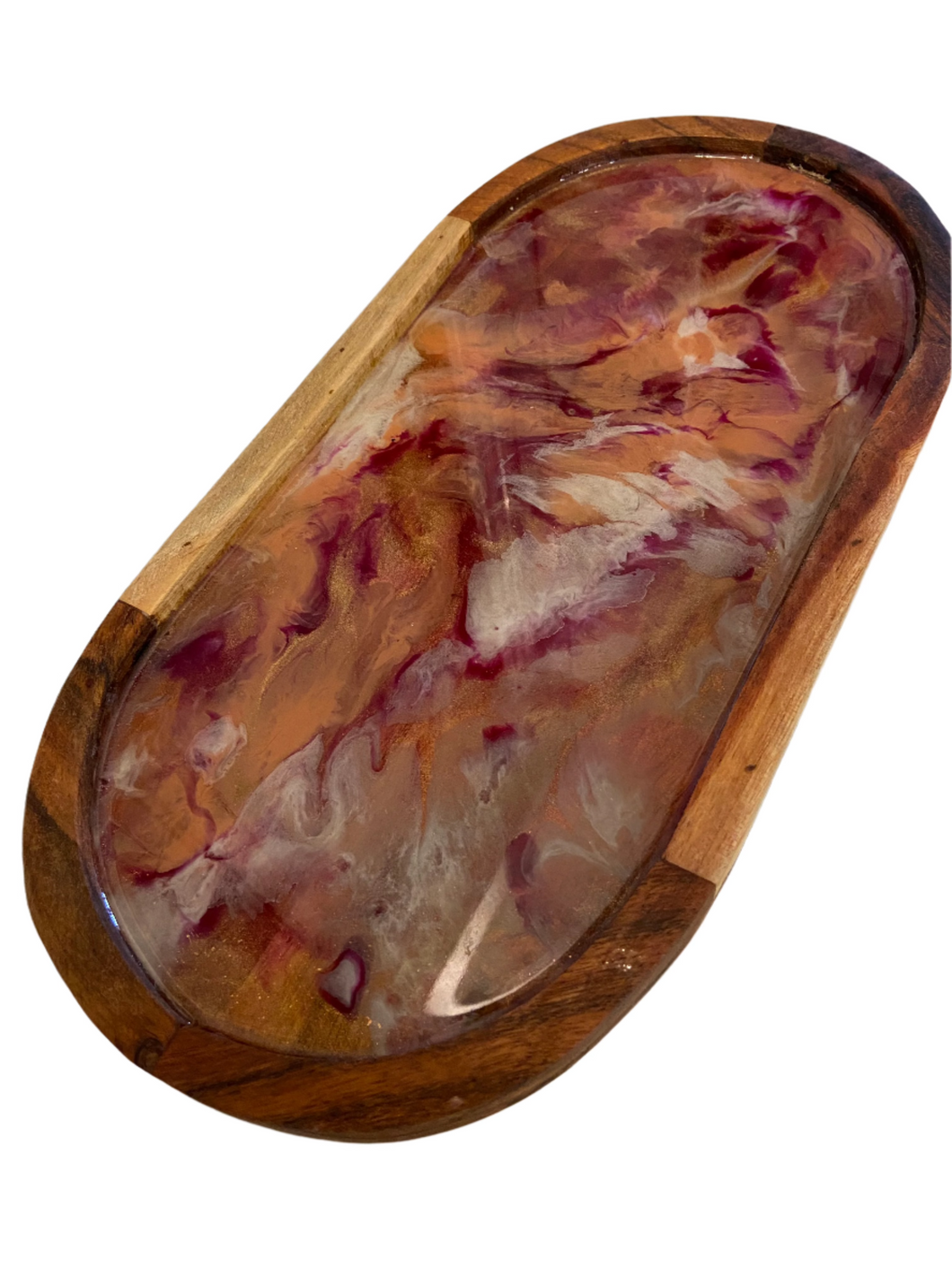 Resin & Wood Tray