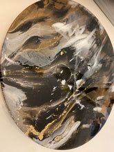 Load image into Gallery viewer, Resin &amp; Acacia Wood Lazy Susan
