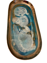 Load image into Gallery viewer, Resin Copper Tray
