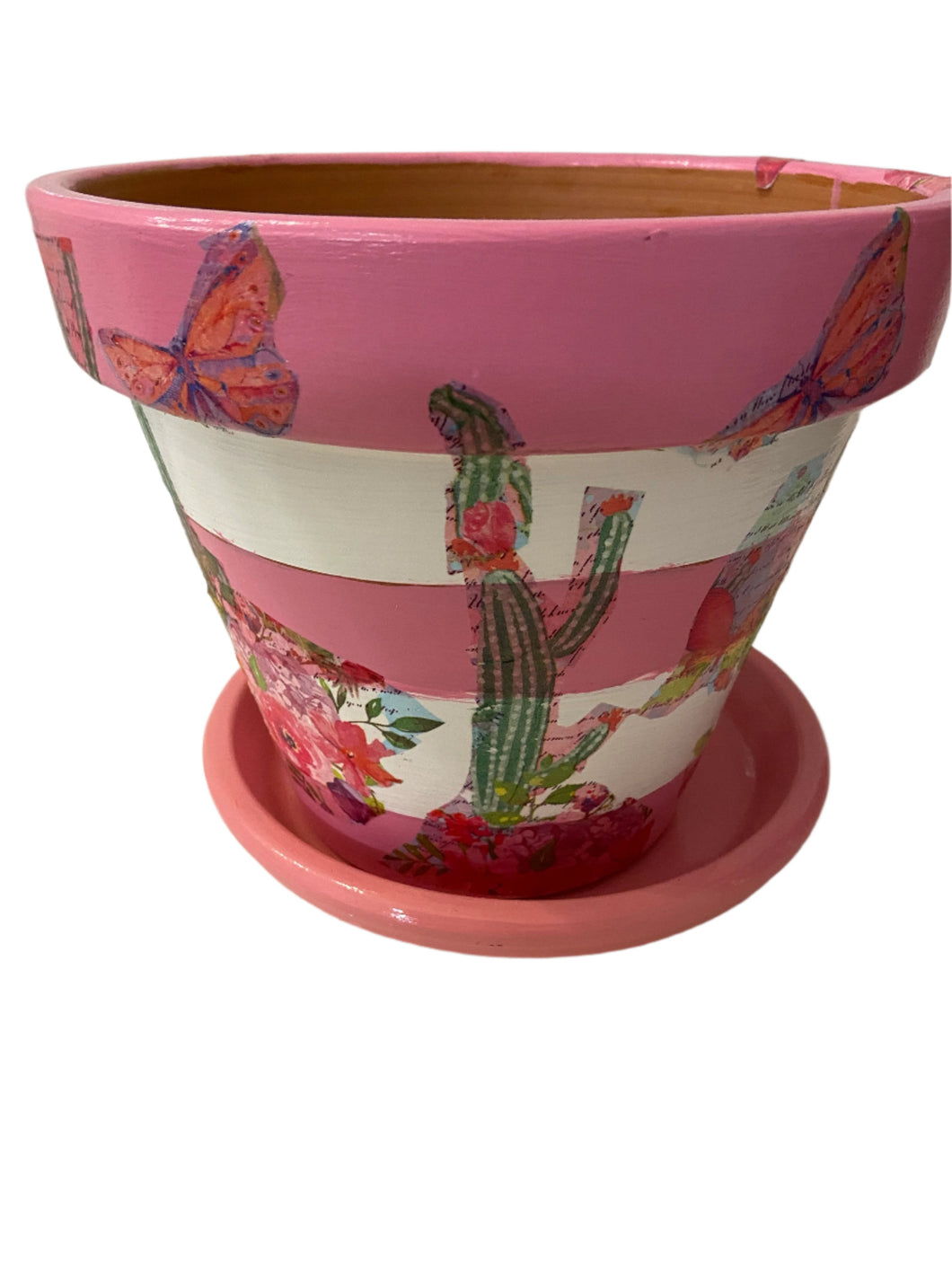 Decoupage Pot