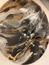 Load image into Gallery viewer, Resin &amp; Acacia Wood Lazy Susan
