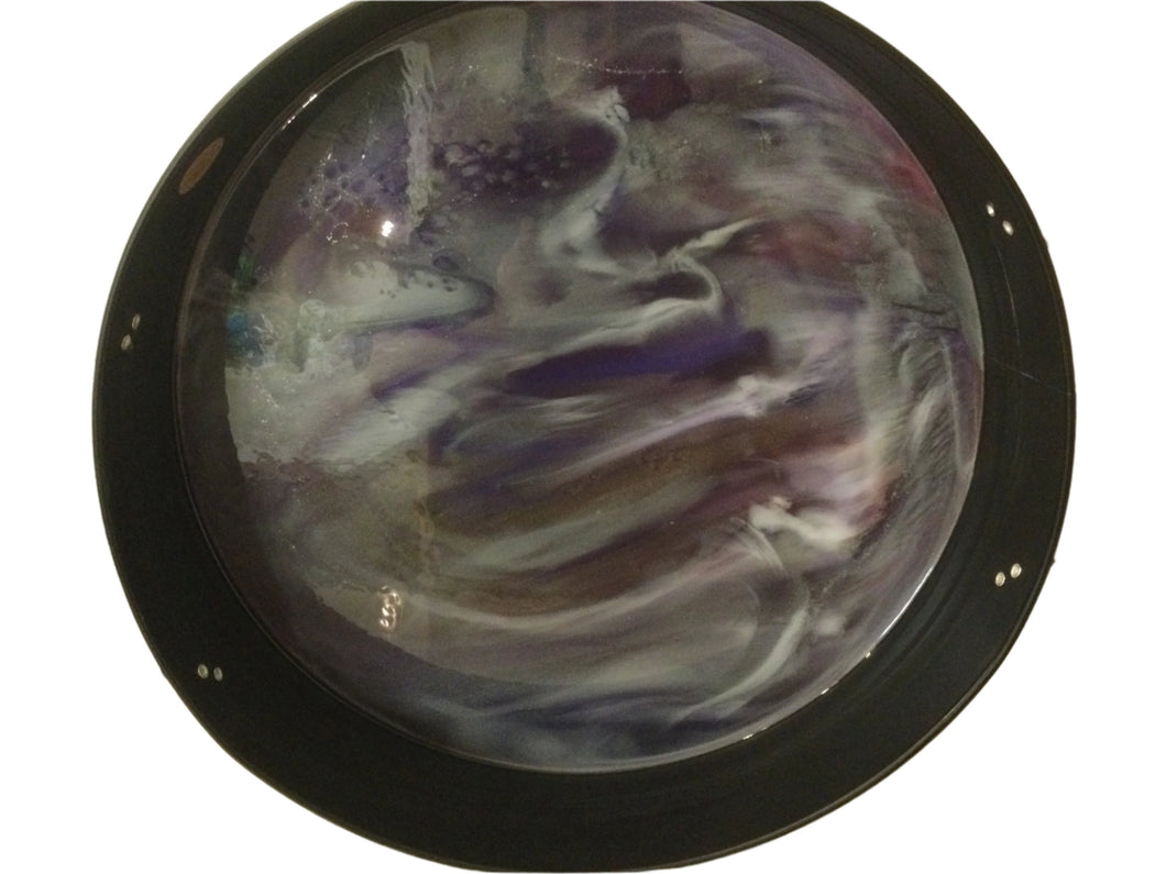 Resin & Black Metal Tray