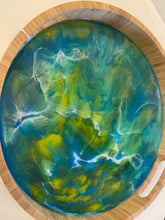 Load image into Gallery viewer, Bamboo &amp; Resin Tray
