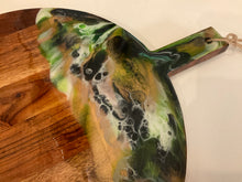 Load image into Gallery viewer, Resin &amp; Acacia Wood Serving Board
