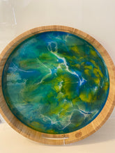 Load image into Gallery viewer, Bamboo &amp; Resin Tray
