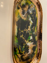 Load image into Gallery viewer, Copper Metal &amp; Resin Tray
