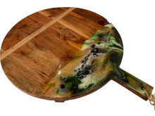 Load image into Gallery viewer, Resin &amp; Acacia Wood Serving Board
