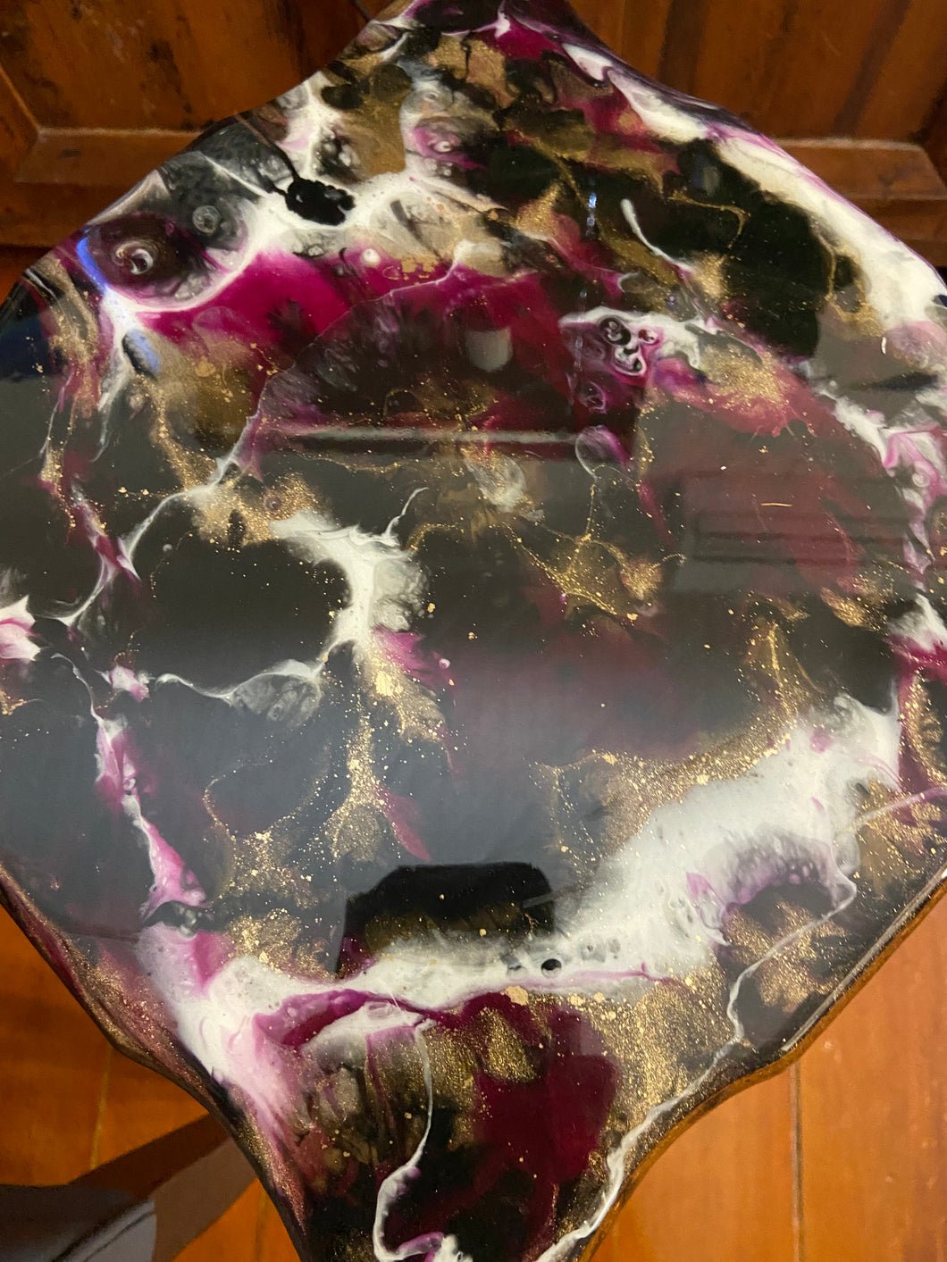 Resin & Refurbished Vintage Table
