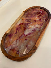 Load image into Gallery viewer, Resin &amp; Wood Tray
