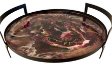 Load image into Gallery viewer, Resin &amp; Black Metal Tray
