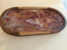 Load image into Gallery viewer, Wood &amp; Resin Tray
