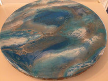 Load image into Gallery viewer, Resin &amp; Wood Lazy Susan
