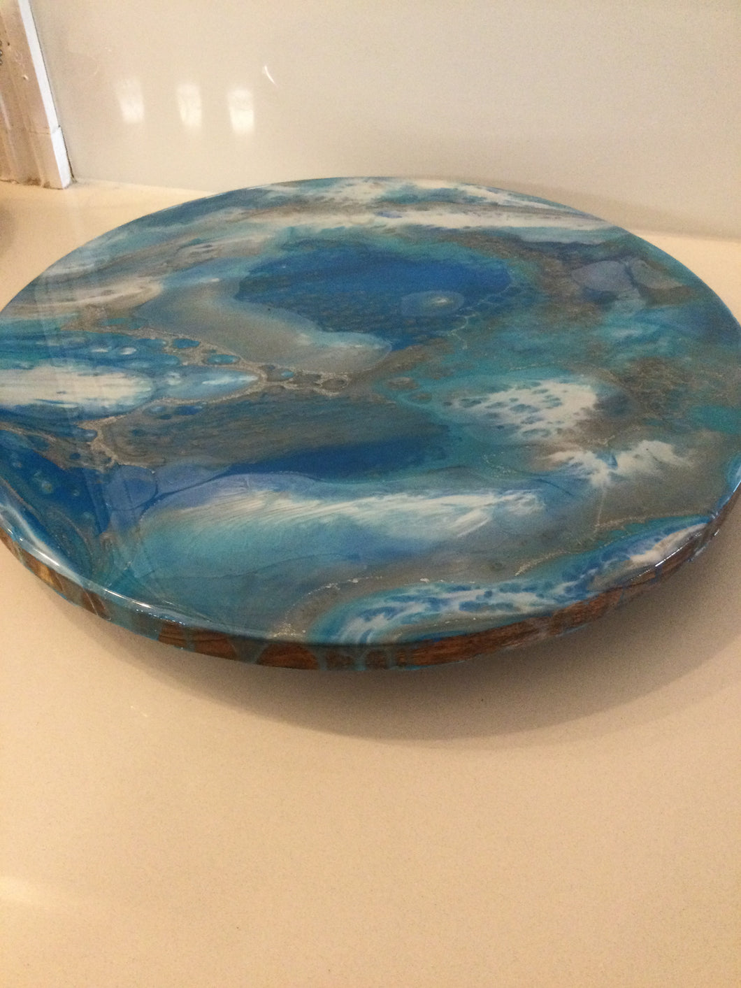 Resin & Wood Lazy Susan