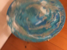 Load image into Gallery viewer, Resin &amp; Wood Side Table
