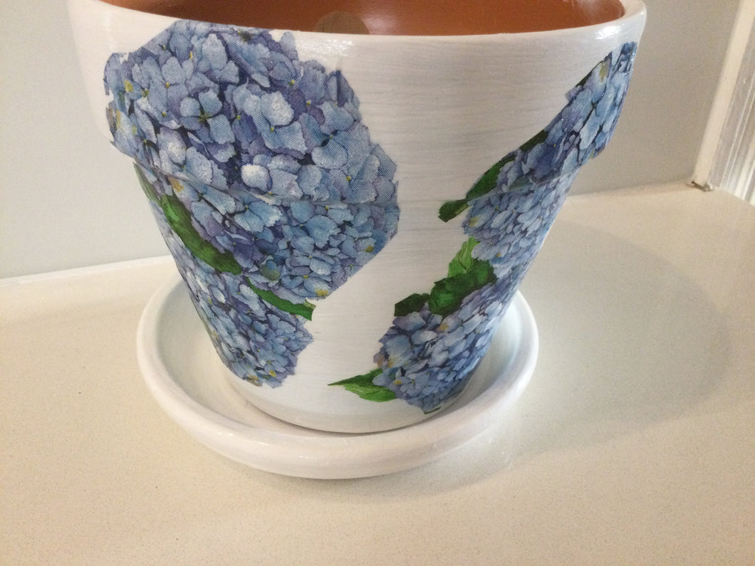 Decoupage Plant Pot