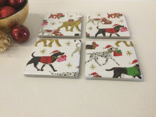 Load image into Gallery viewer, Christmas Ceramic &amp; Decoupage Coasters
