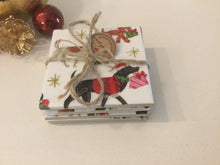 Load image into Gallery viewer, Christmas Ceramic &amp; Decoupage Coasters
