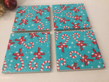 Load image into Gallery viewer, Christmas Ceramic &amp; Decoupage Coasters
