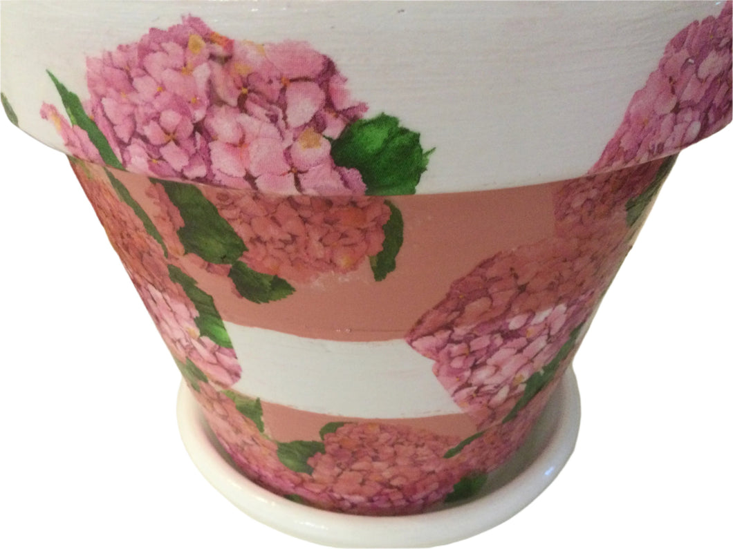 Decoupage Plant Pot