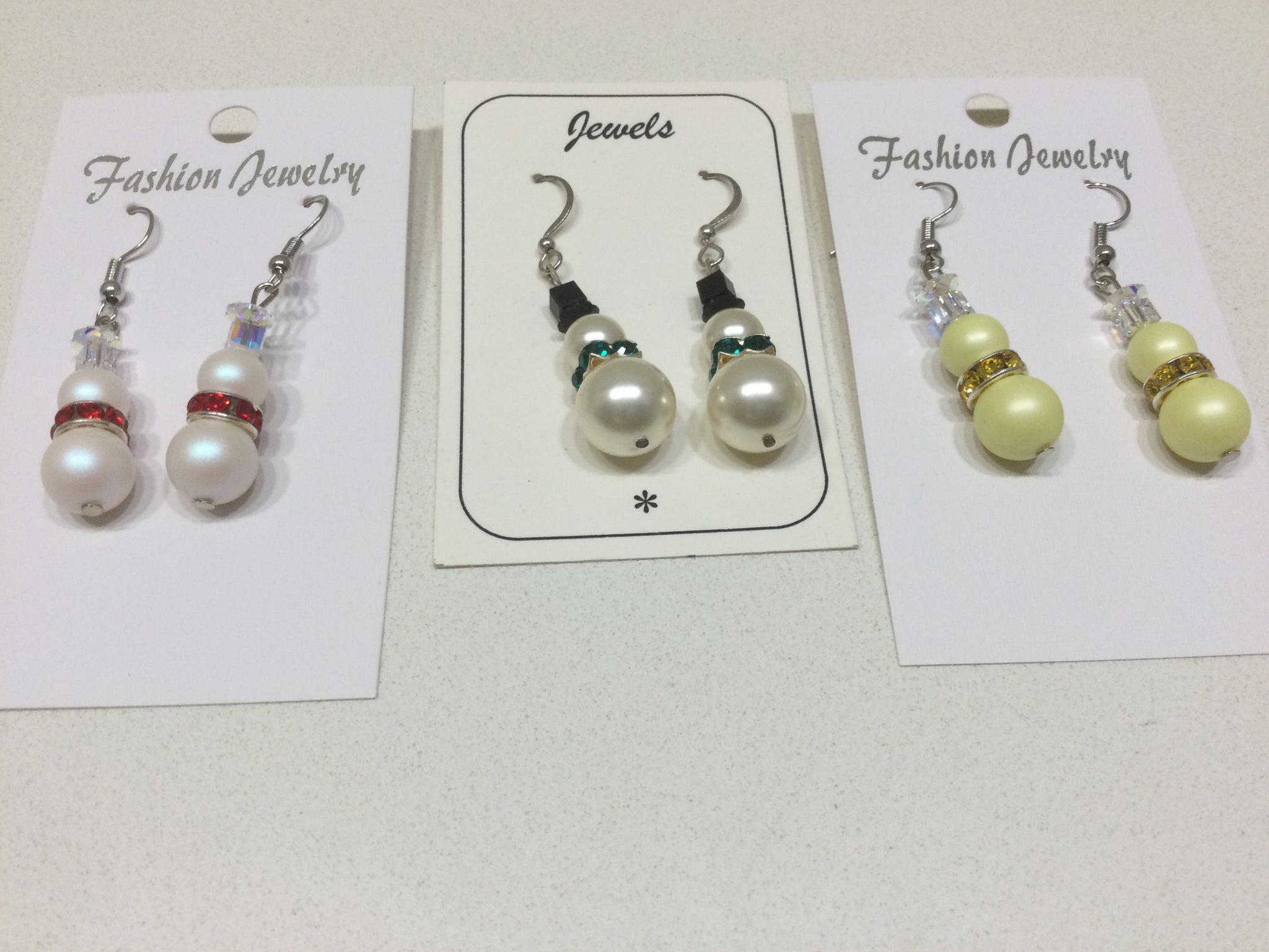 Crystal snowman earrings store